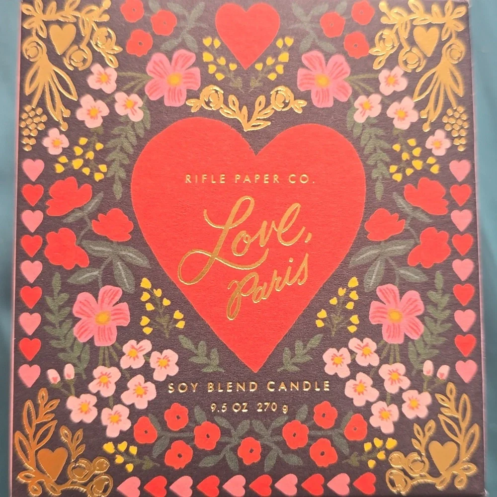 ❤️BUY 2 GET 1 FREE Love,  Paris 9.5 oz Candle, Retail $38.00 USD